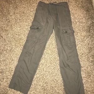 Boys Gray Cargo Pants